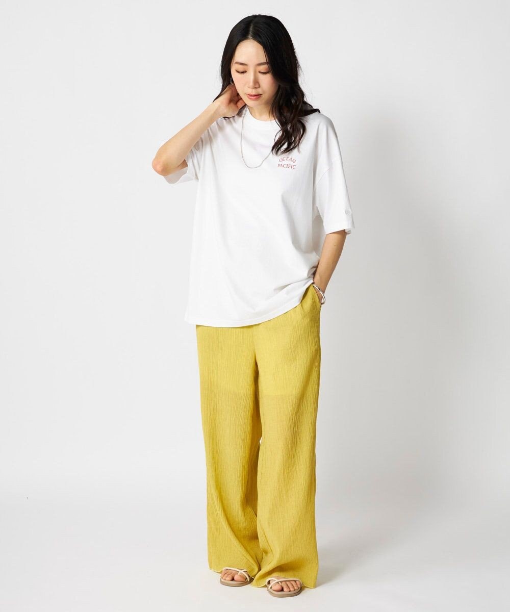 OP／FILA 【Ocean Pacific】タイポグラフィバックプリントTシャツ 