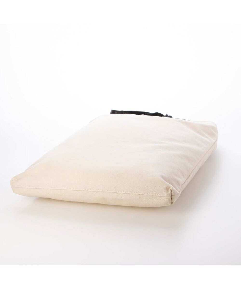 UNBILLION ペルケ perche / FOOD TEXTILE×牛革ソフトリボンハンドルトート 