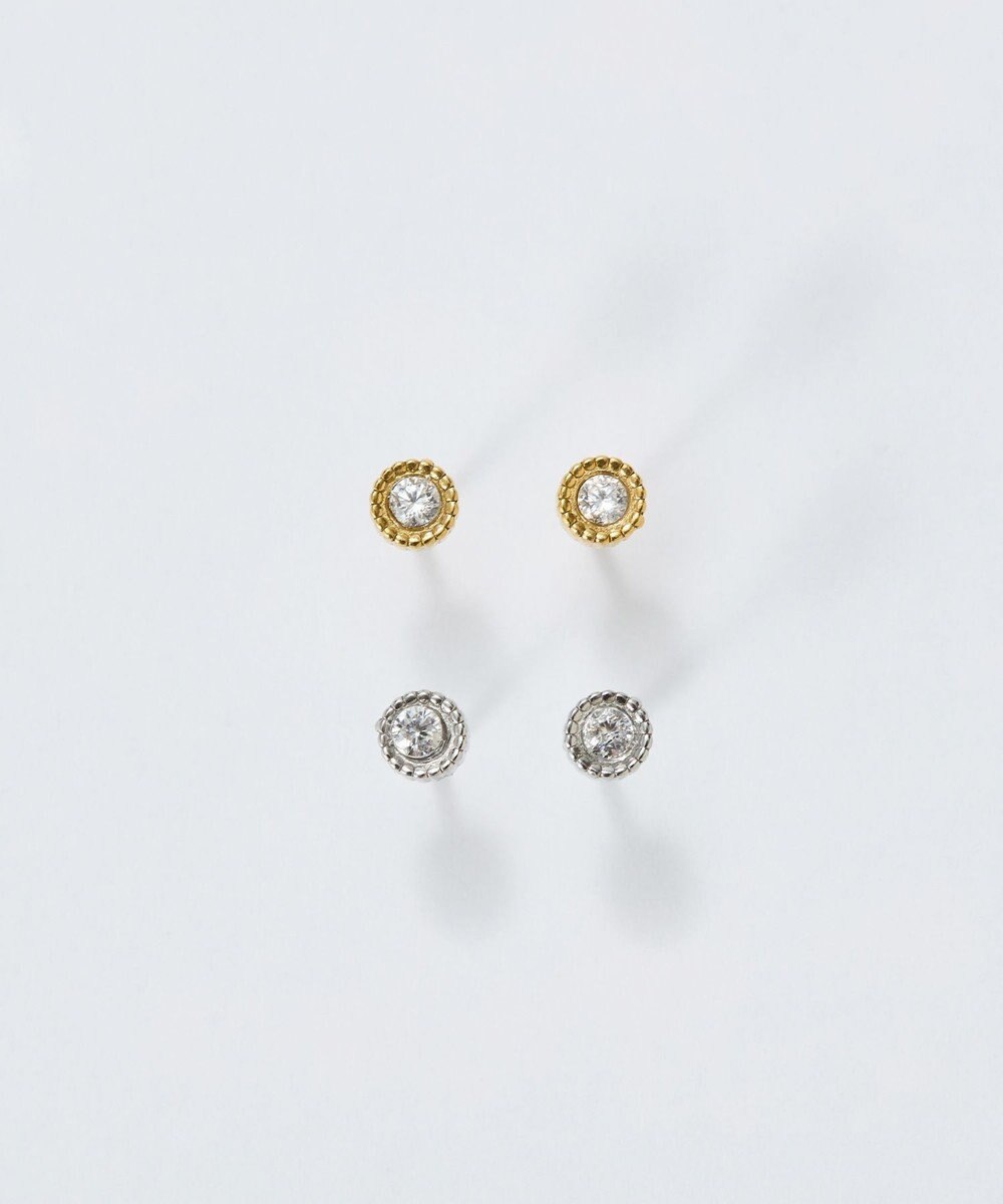 Phoebe 【金属アレルギー対応】プチシャイニングピアス　ゴールド/サージカルステンレス 