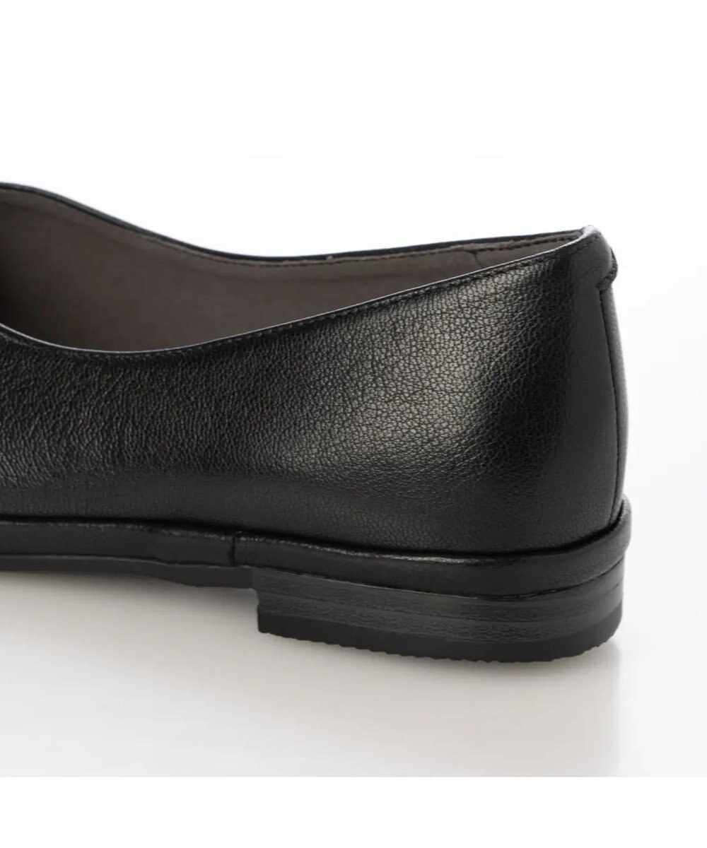 ing <ing>【WEB限定】【サスティナブル】スクエアトゥVカットフラットパンプス 