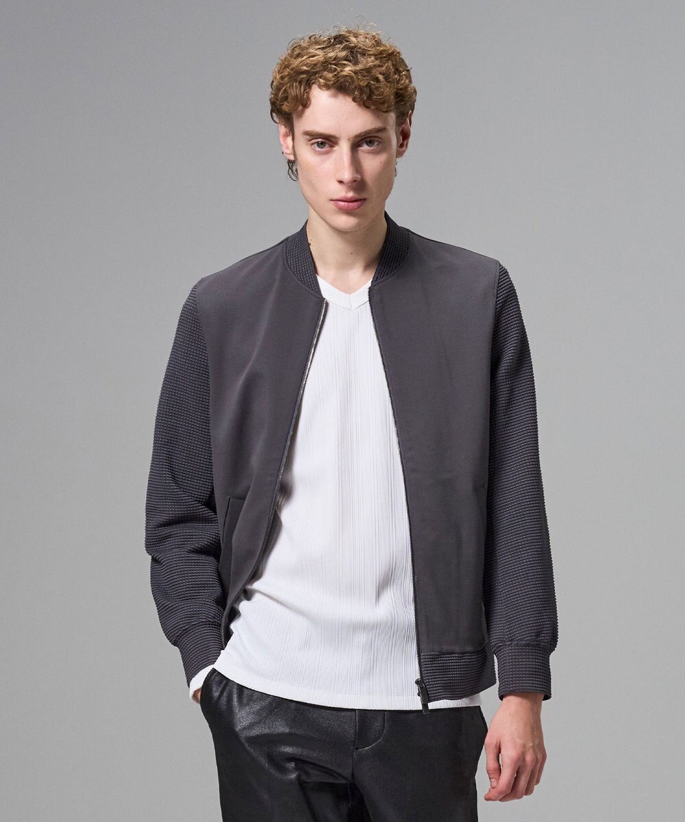 JOSEPH HOMME 【オリジナル素材】ライトタックジャージー ジップアップブルゾン 