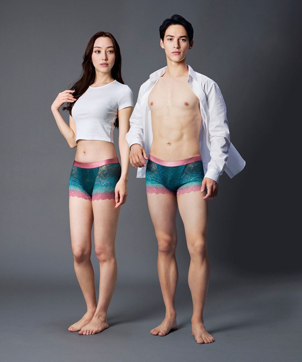 WACOAL MEN WACOAL MEN ユニセックス ボクサーパンツ 【レースボクサー】 通気性 すっきり設計(フロント) 前閉じ 下着 WT8823 /ワコールメン 