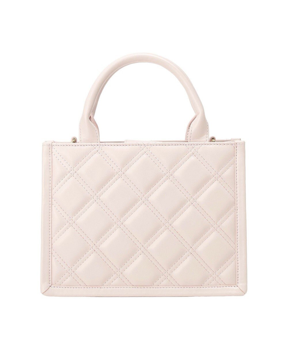 Maison de FLEUR ミニポーチ付きキルティングトートバッグ 