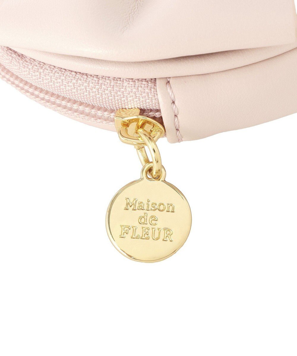 Maison de FLEUR ミニポーチ付きキルティングトートバッグ 