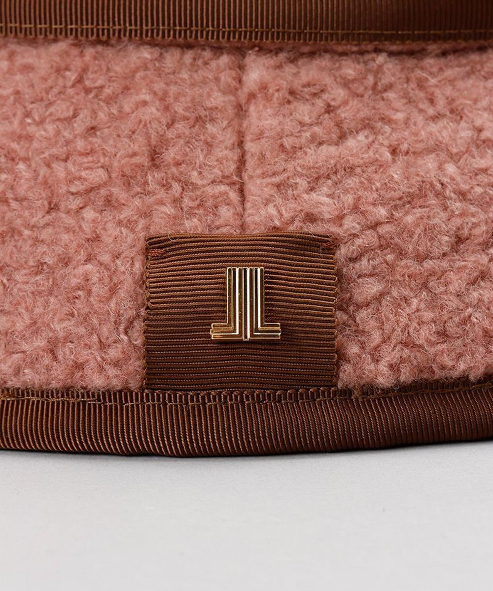 AURORA LANVIN en Bleu ランバン オン ブルー ボアバケットハット 