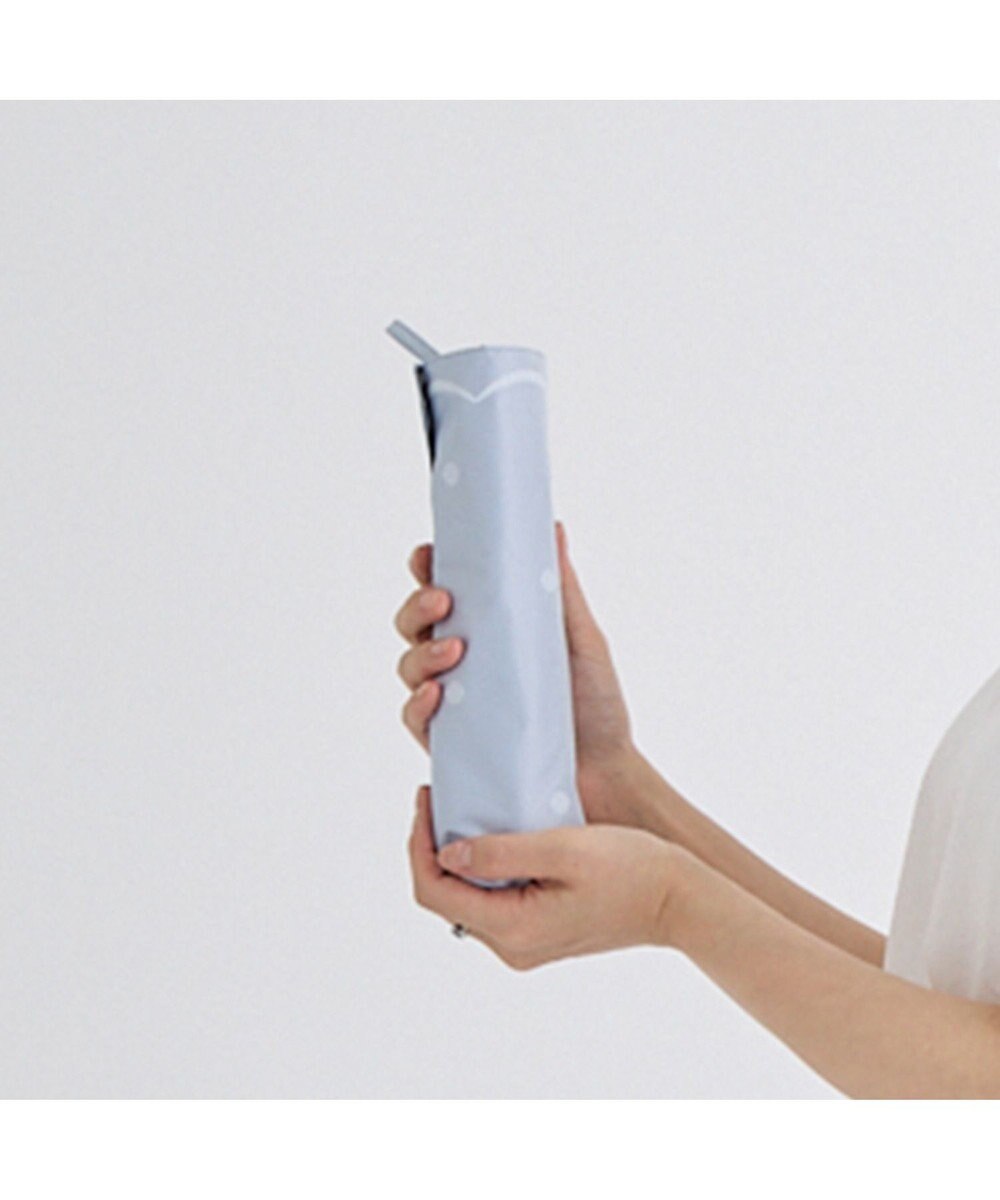 MOONBAT 晴雨兼用日傘 折りたたみ傘 ドット×スカラー／遮光 遮熱 UV 