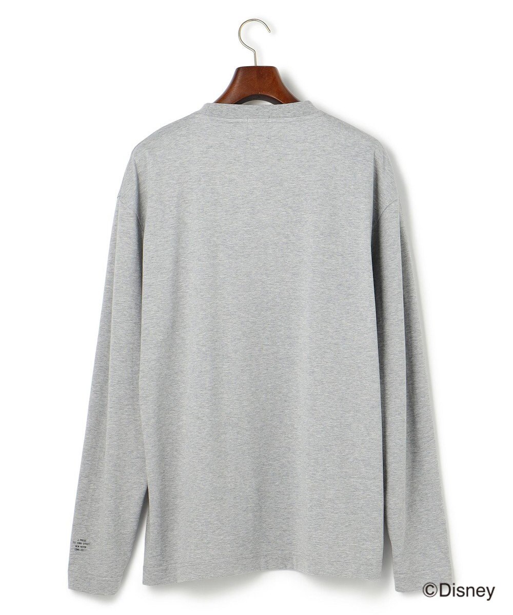 J.PRESS MEN 【DISNEY COLLECTION】【UNISEX】ワンポイントロングスリーブ Tシャツ / ミッキーマウス 