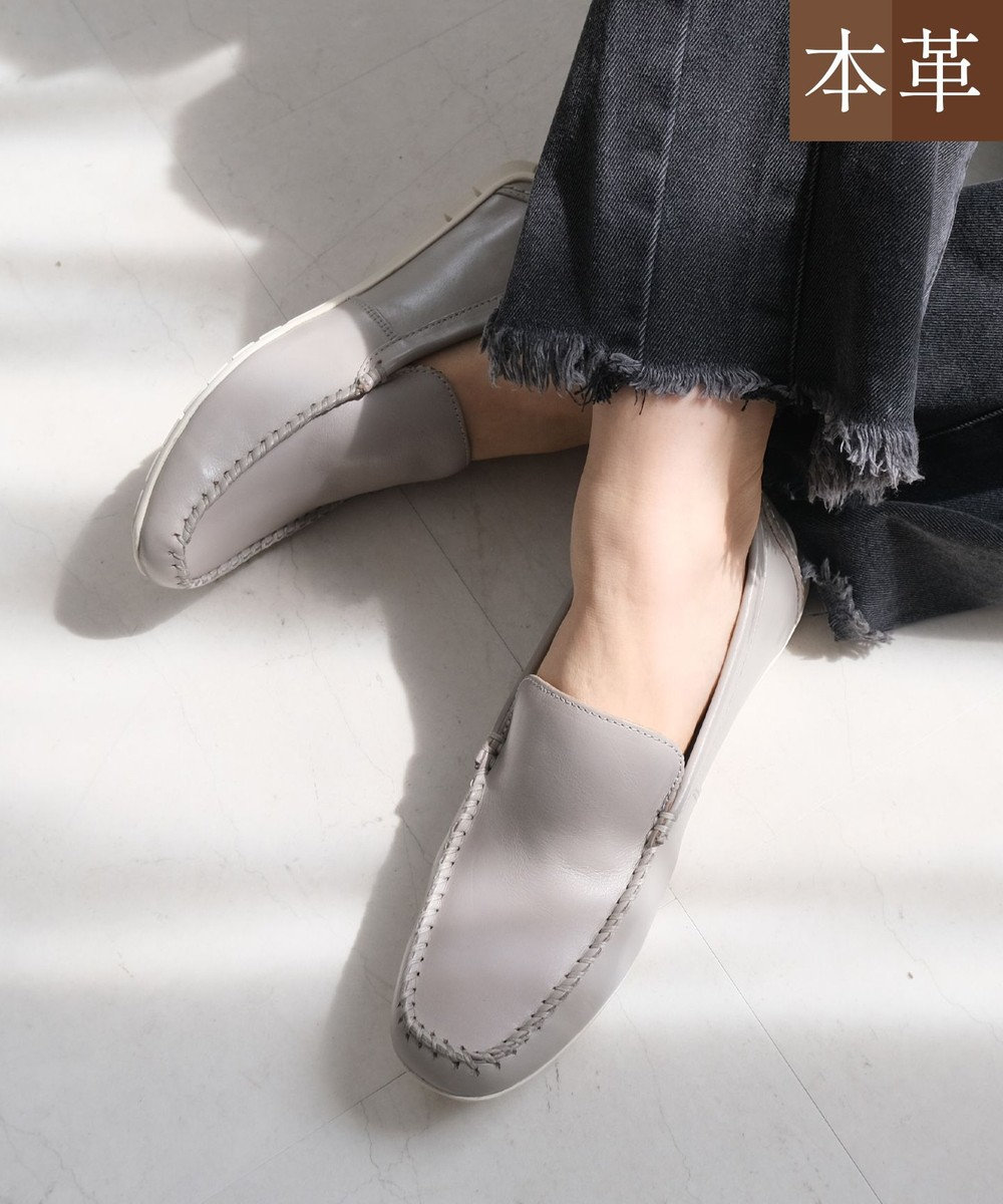 Pointer 本革インヒールローファー 