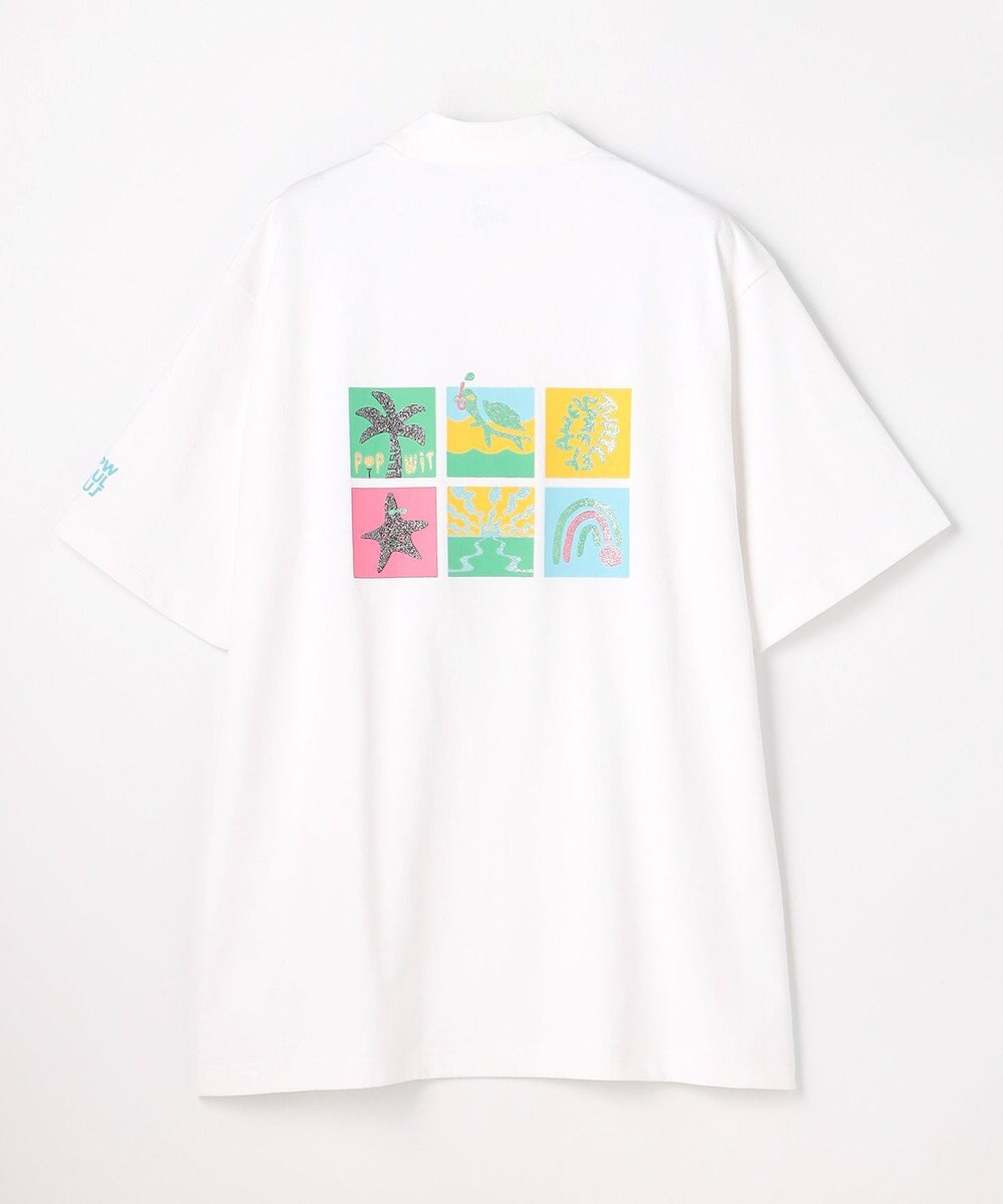 PW CIRCULUS 【MEN】POP＆WIT グラフィックモックネックT ゴルフ 