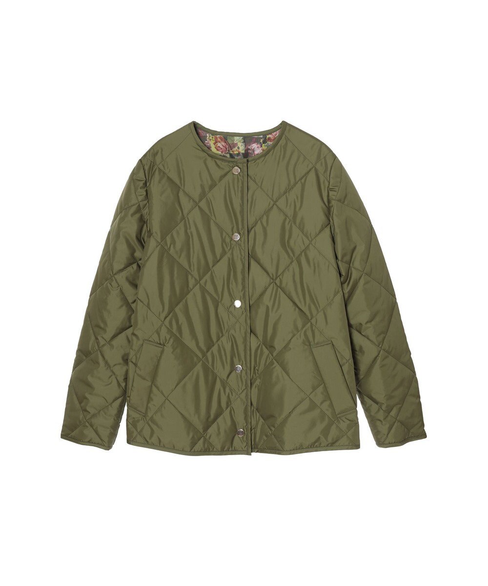 DAKS リバティプリントリバーシブルキルティングブルゾン 