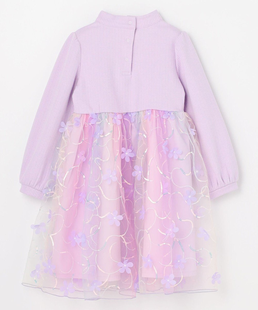 ANY KIDS フラワーチュール ドッキングワンピース 