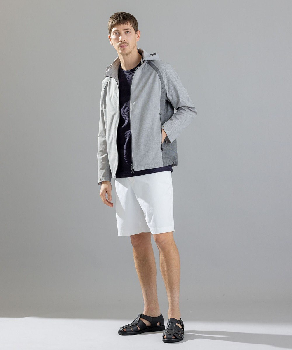 JOSEPH HOMME ジャガードボーダー　クルーネックTシャツ 