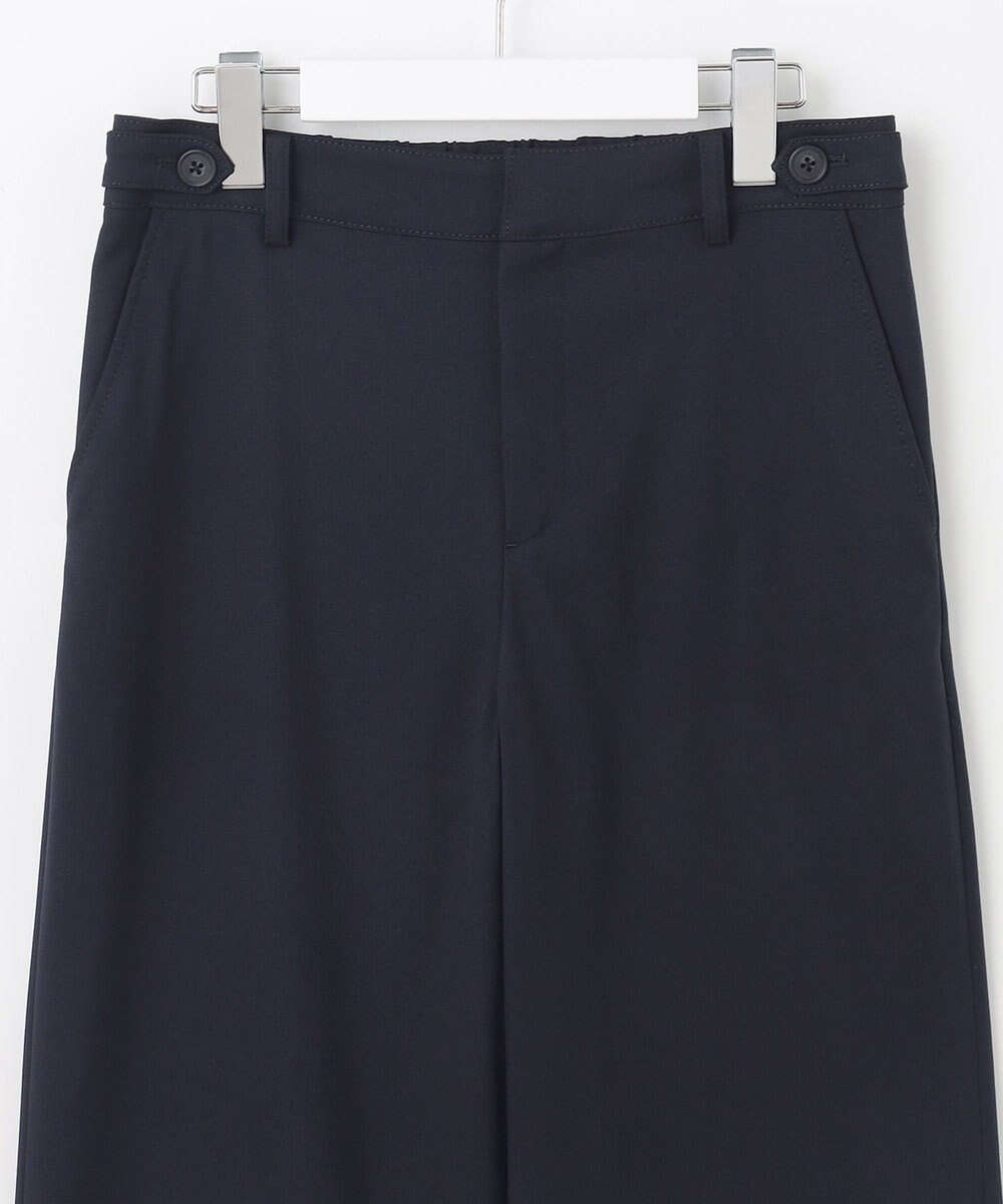 J.PRESS LADIES L 【洗える】シャークスキン セミワイド パンツ 