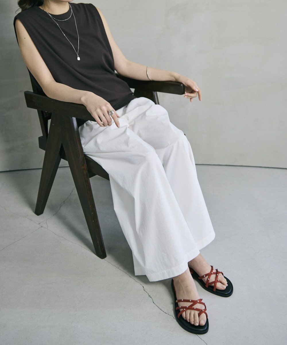 steppi ビジュー トング サンダル 