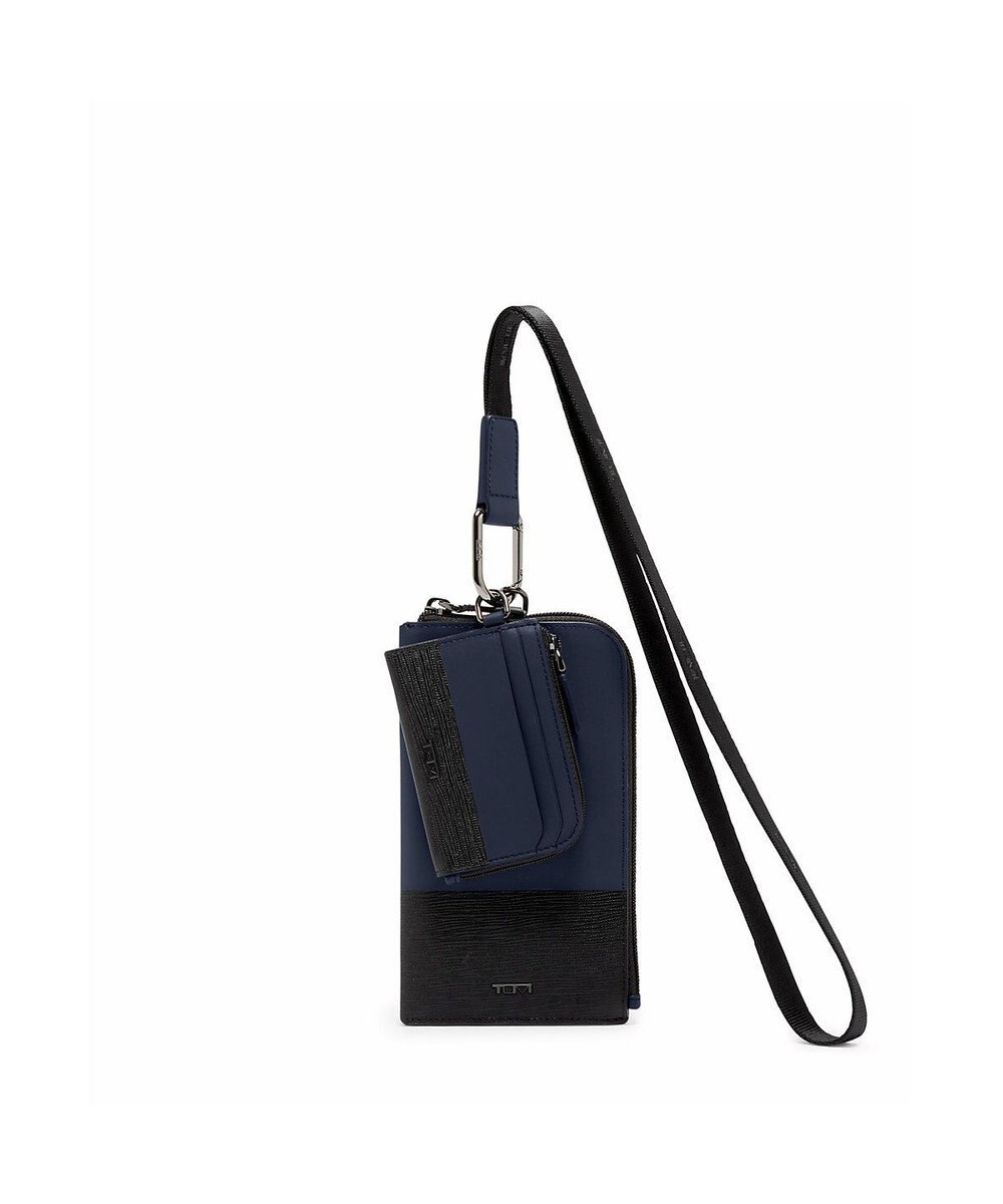 TUMI メンズ  NASSAU SLG カード・ポーチ・ランヤード 