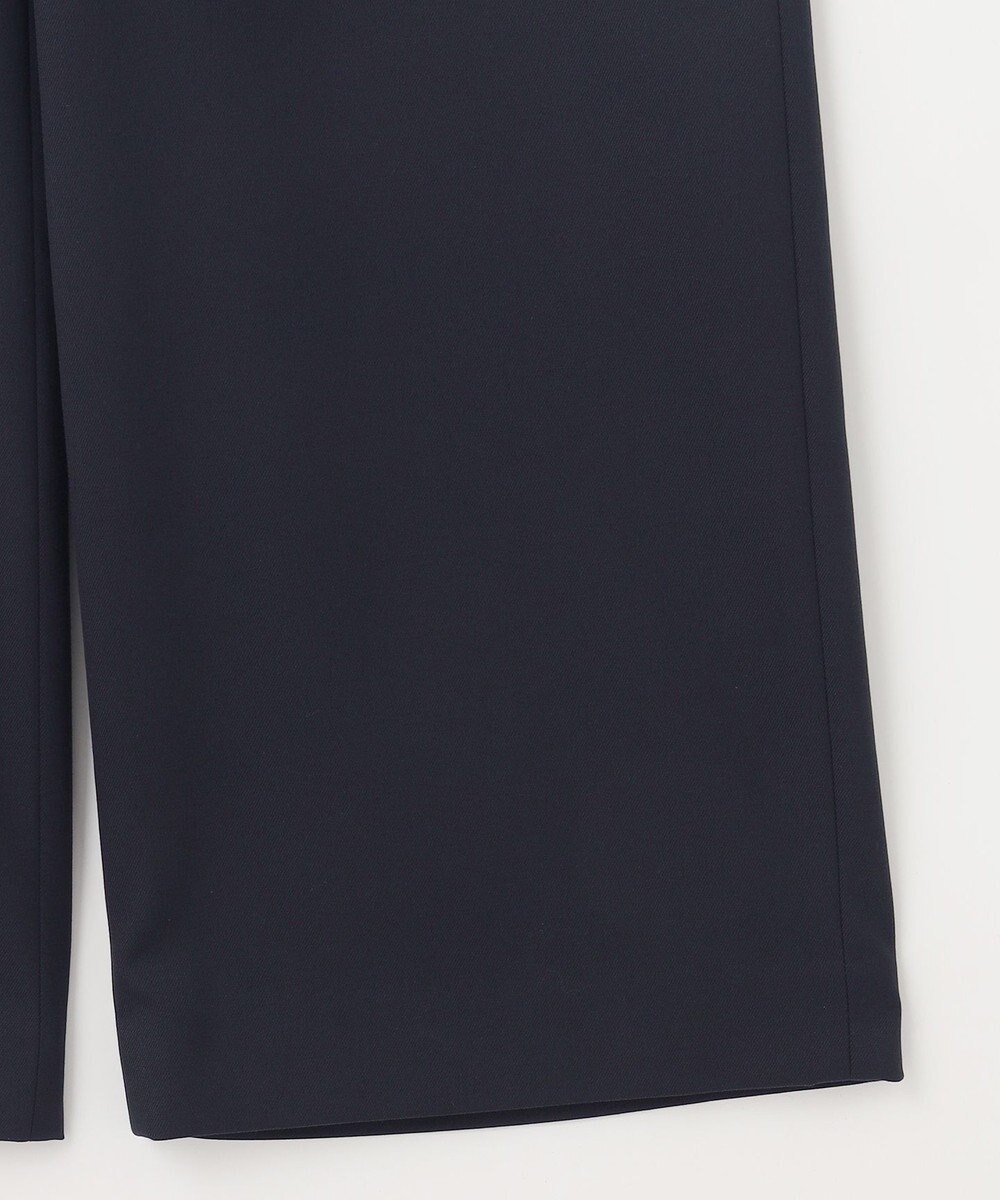 J.PRESS LADIES L 【洗える】シャークスキン セミワイド パンツ 