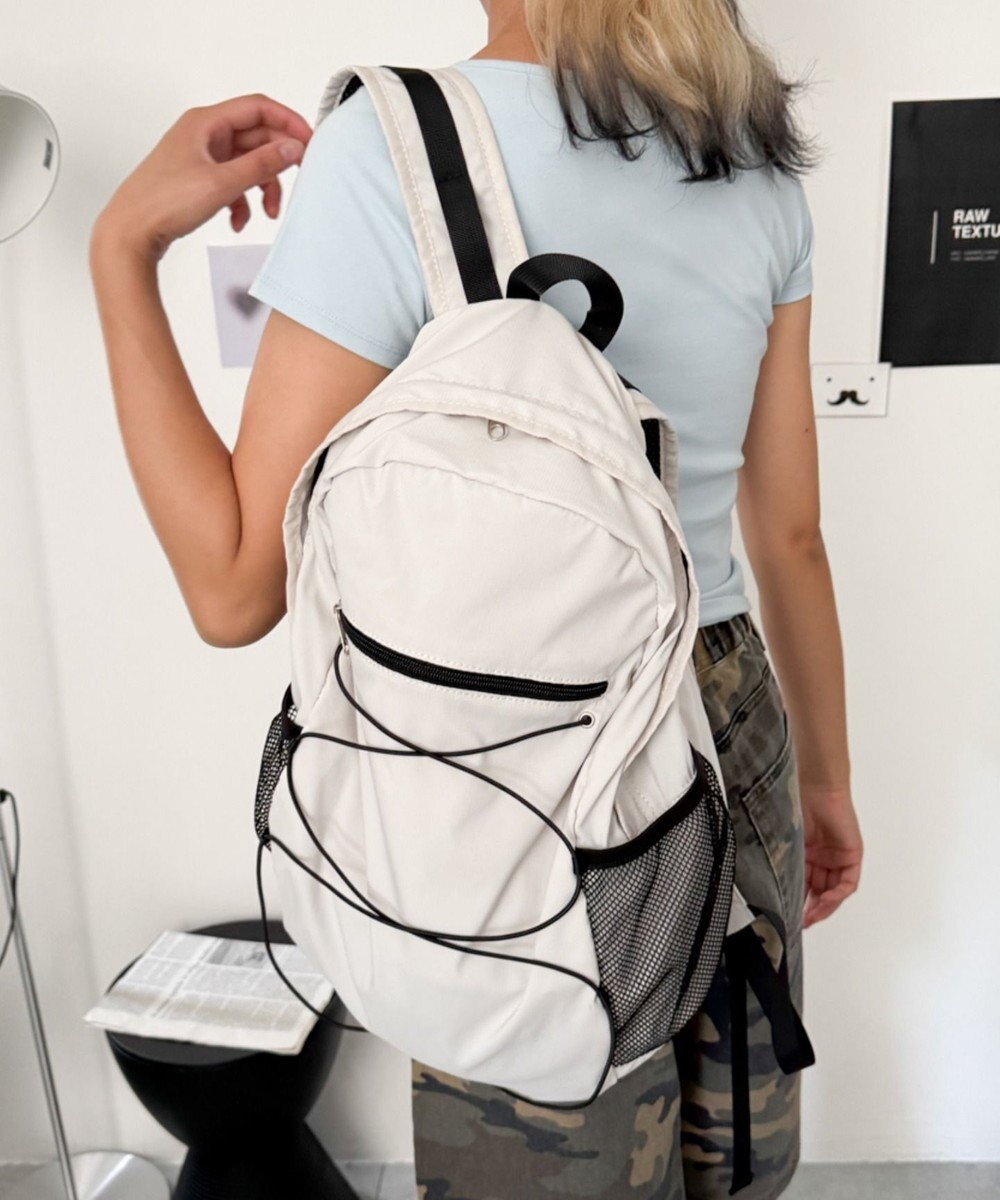 WEGO 【ユニセックス着用ITEM】コードデザインバックパック 