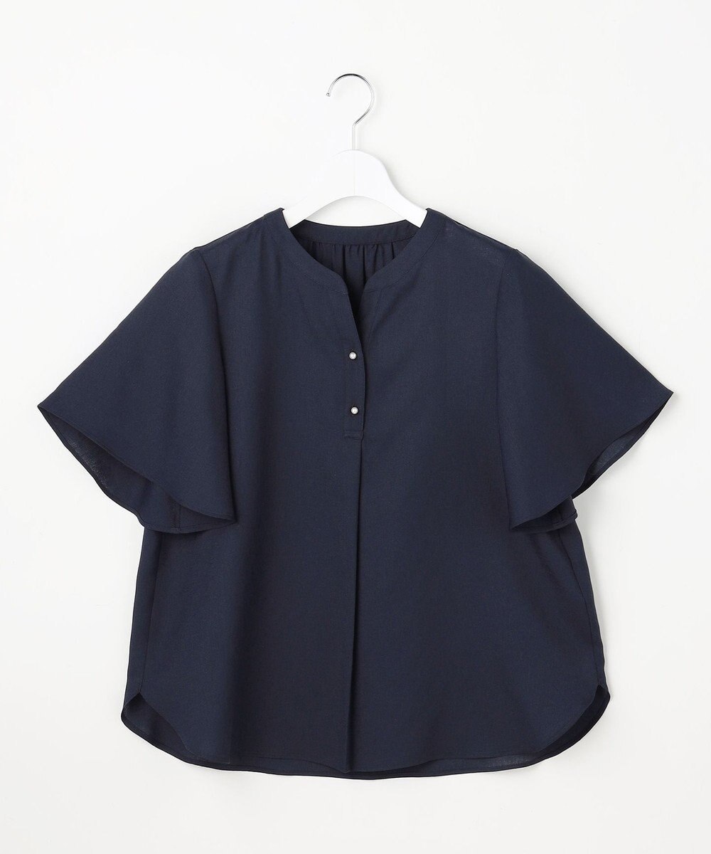 ANY SIS S スムージーポリエステル スキッパー ブラウス 