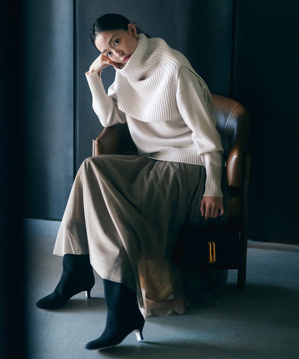 23区 ウールカシミヤ ネックウォーマー 