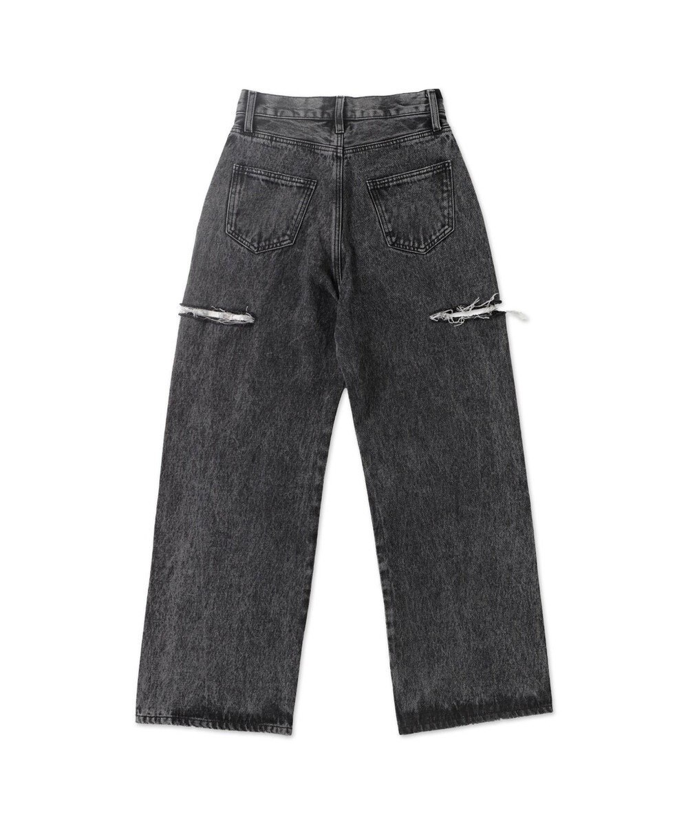 WEGO サイドスリットデニムストレートパンツ 