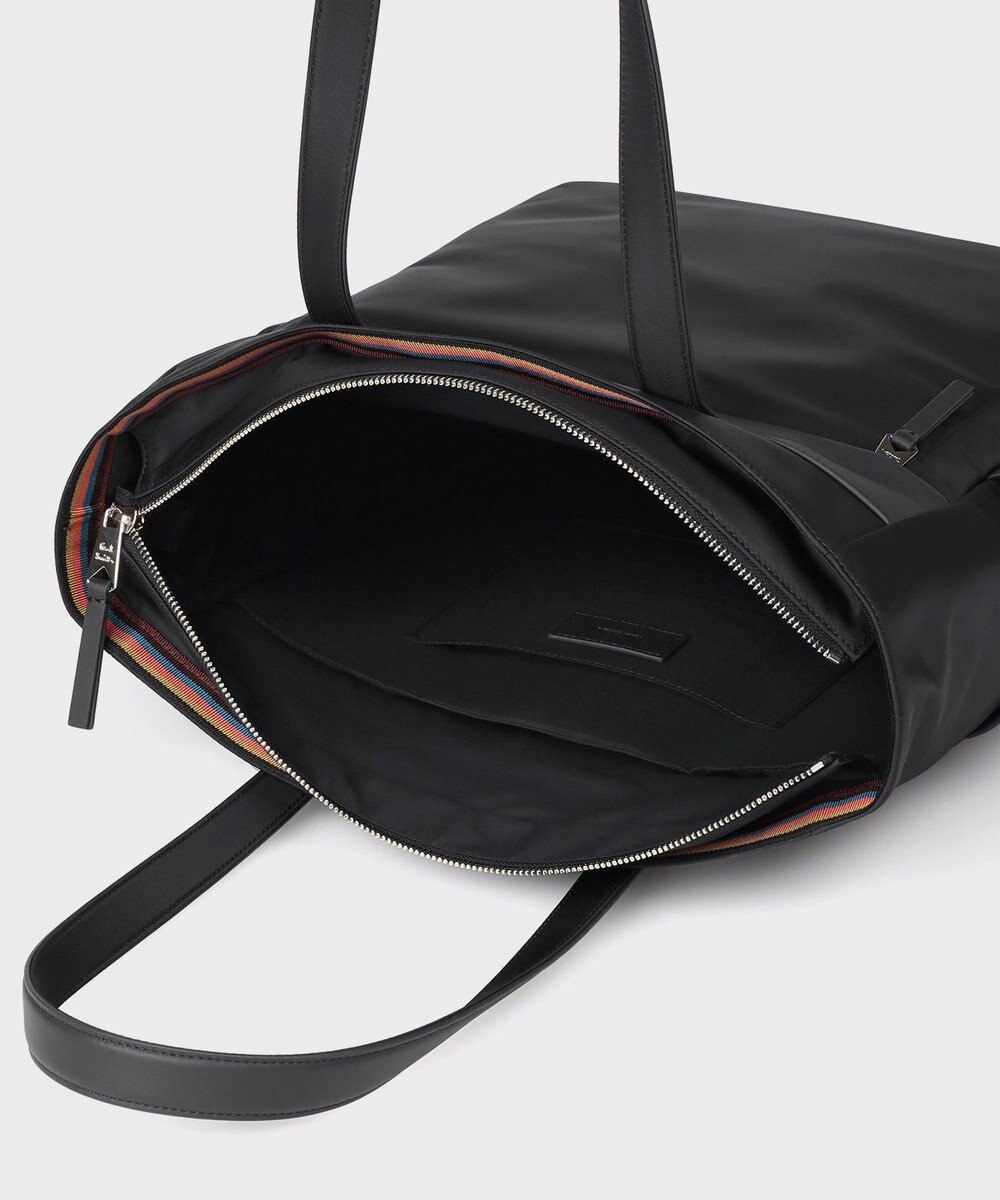 Paul Smith ナイロンブライトストライプトリム トートバッグ 