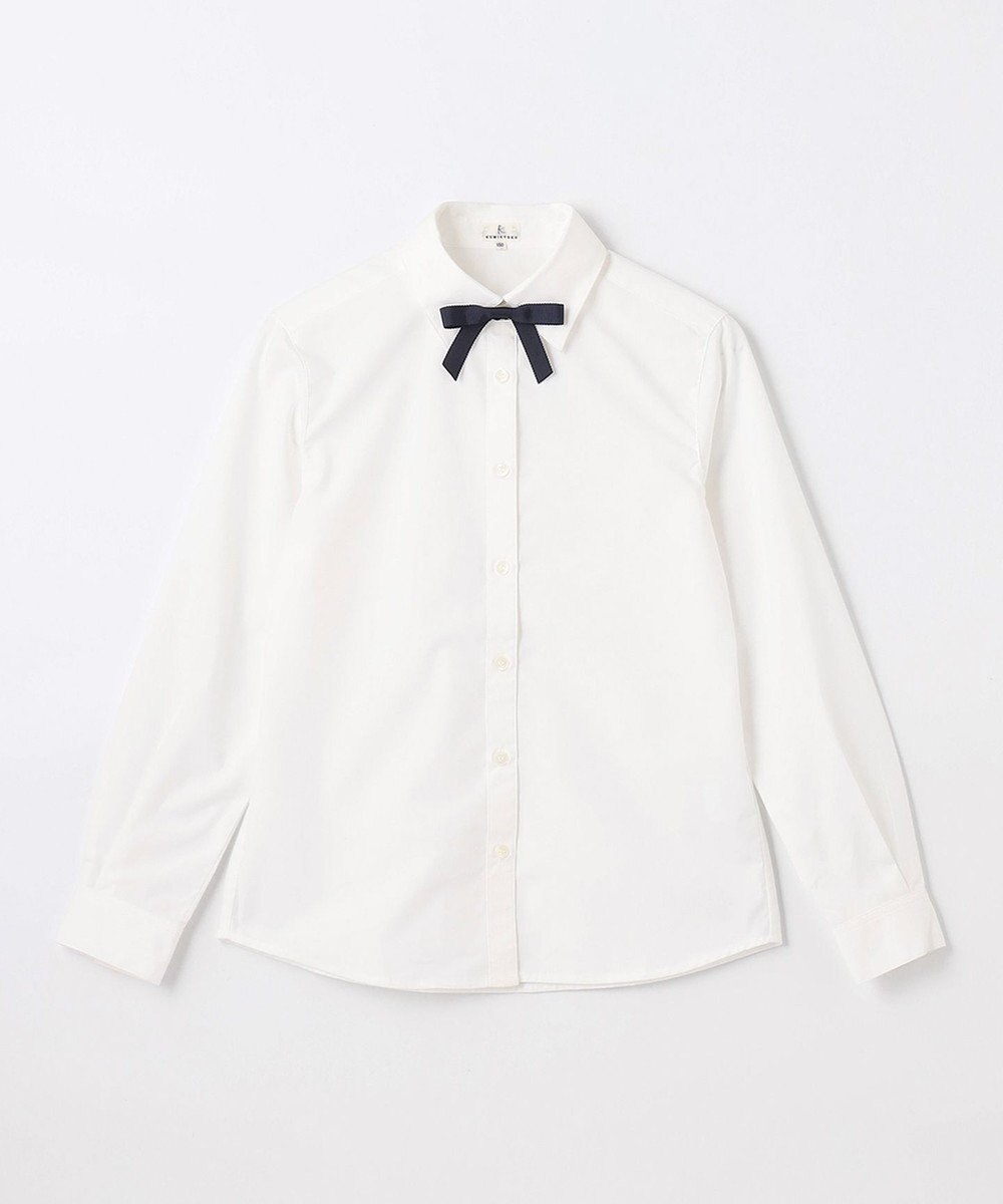 組曲 KIDS 【150-170㎝】リボン付き ブラウス 