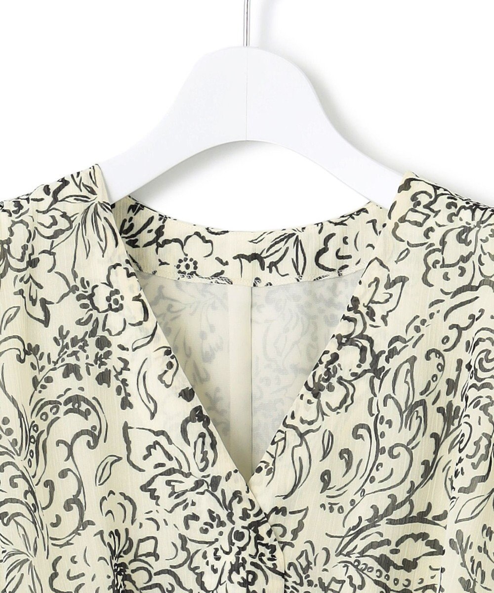 23区 S 【洗える】アンティークフラワープリント ワンピース 