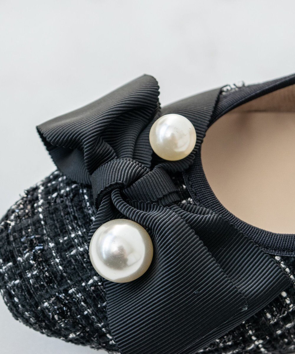 Bridget Birkin 【Bridget Birkin】ビッグパールリボンフラットシューズ 