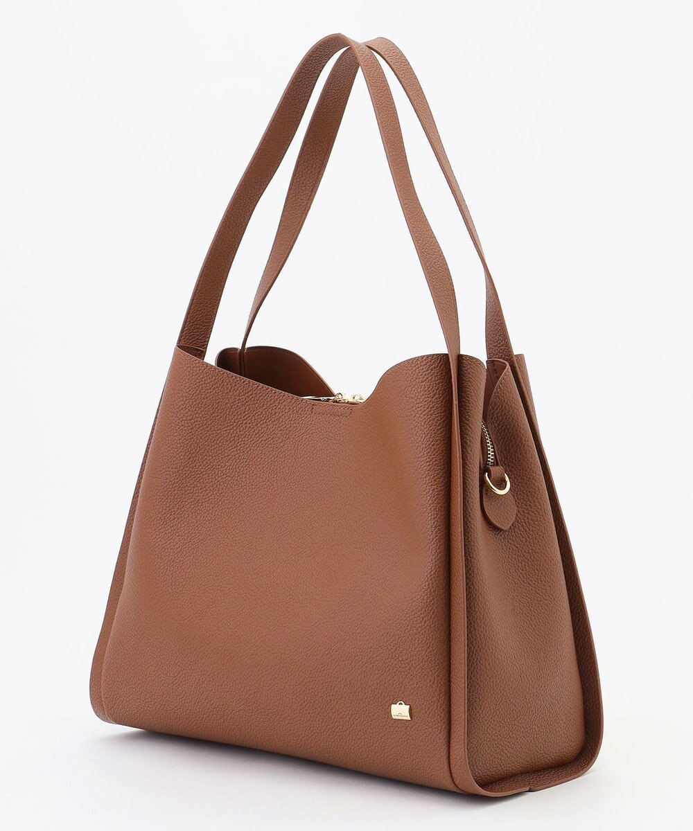 LA BAGAGERIE ソフトシュリンク2WAYハンドバッグ large 