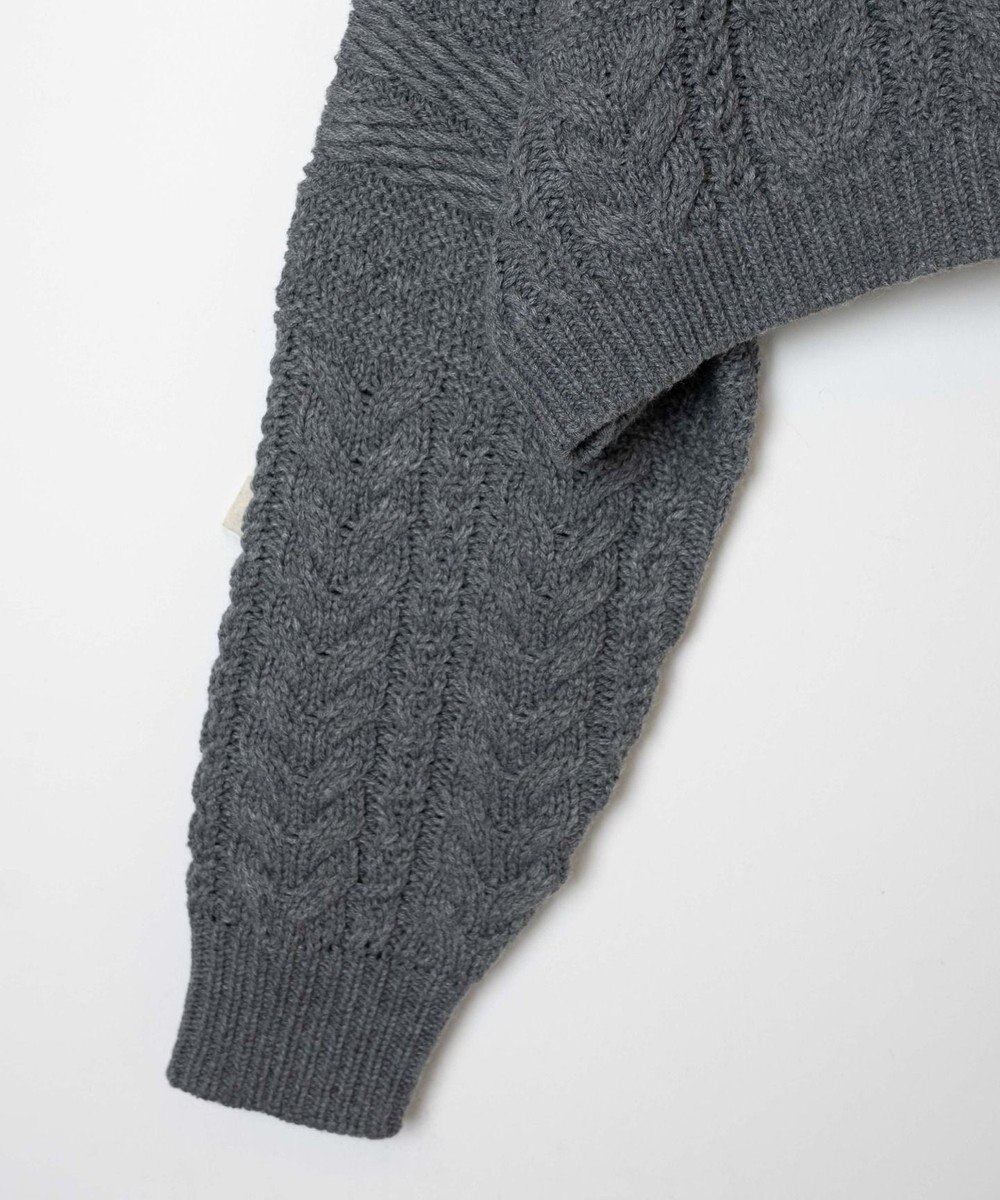 WEGO ケーブルショートニット 