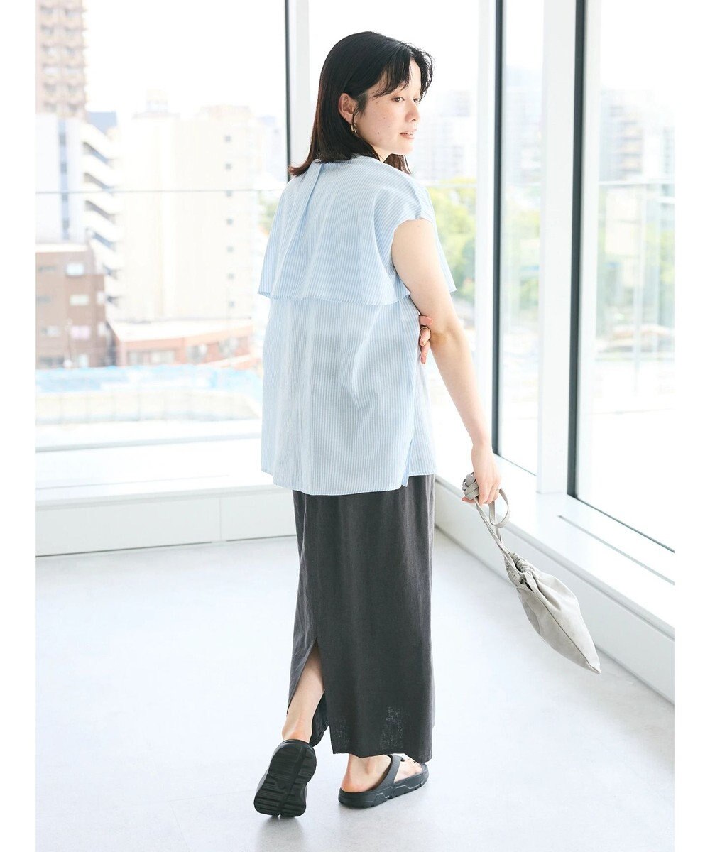 CRAFT STANDARD BOUTIQUE インド綿フリルブラウス 