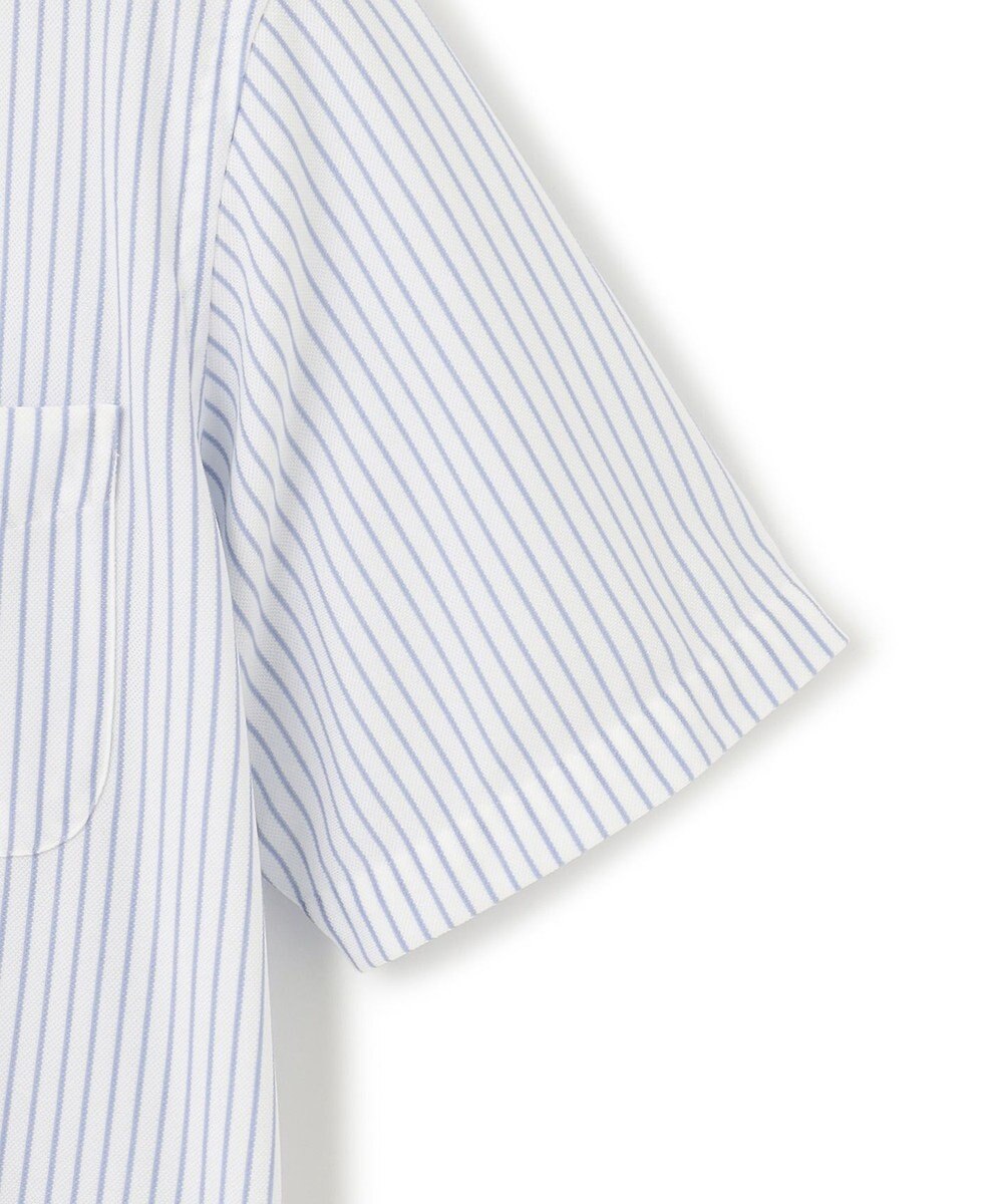 J.PRESS MEN 【J.PRESS PLUS】カノコインレイストライプパッチポケット シャツ/B.D. 