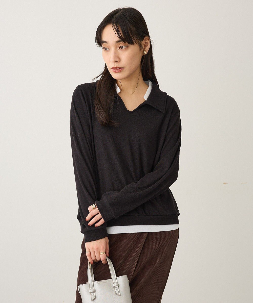 CRAFT STANDARD BOUTIQUE レイヤード風プルオーバー 