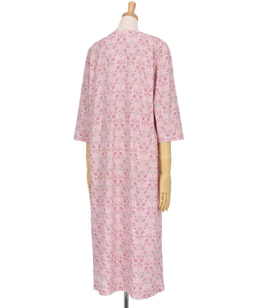 WACOAL ワンピース 綿100%(本体) 天竺素材 ミントン 7分袖 長袖 ロング丈 レディース NNT268 /ワコール 