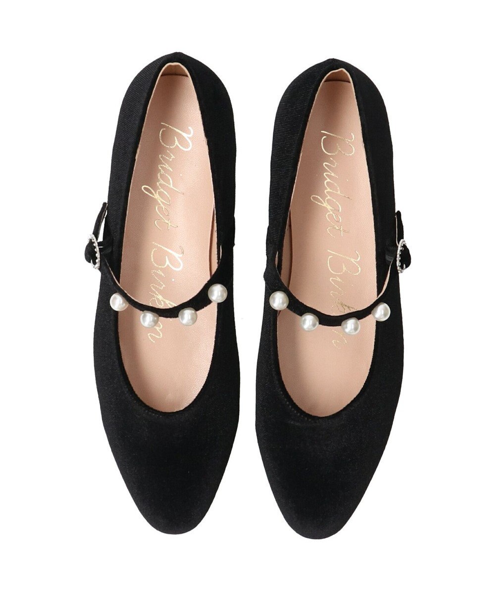 Bridget Birkin 【Bridget Birkin】パールストラップメリージェーンパンプス 