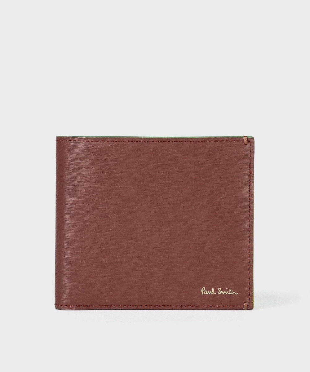 Paul Smith カラードエッジ 2つ折り財布 チェスナット