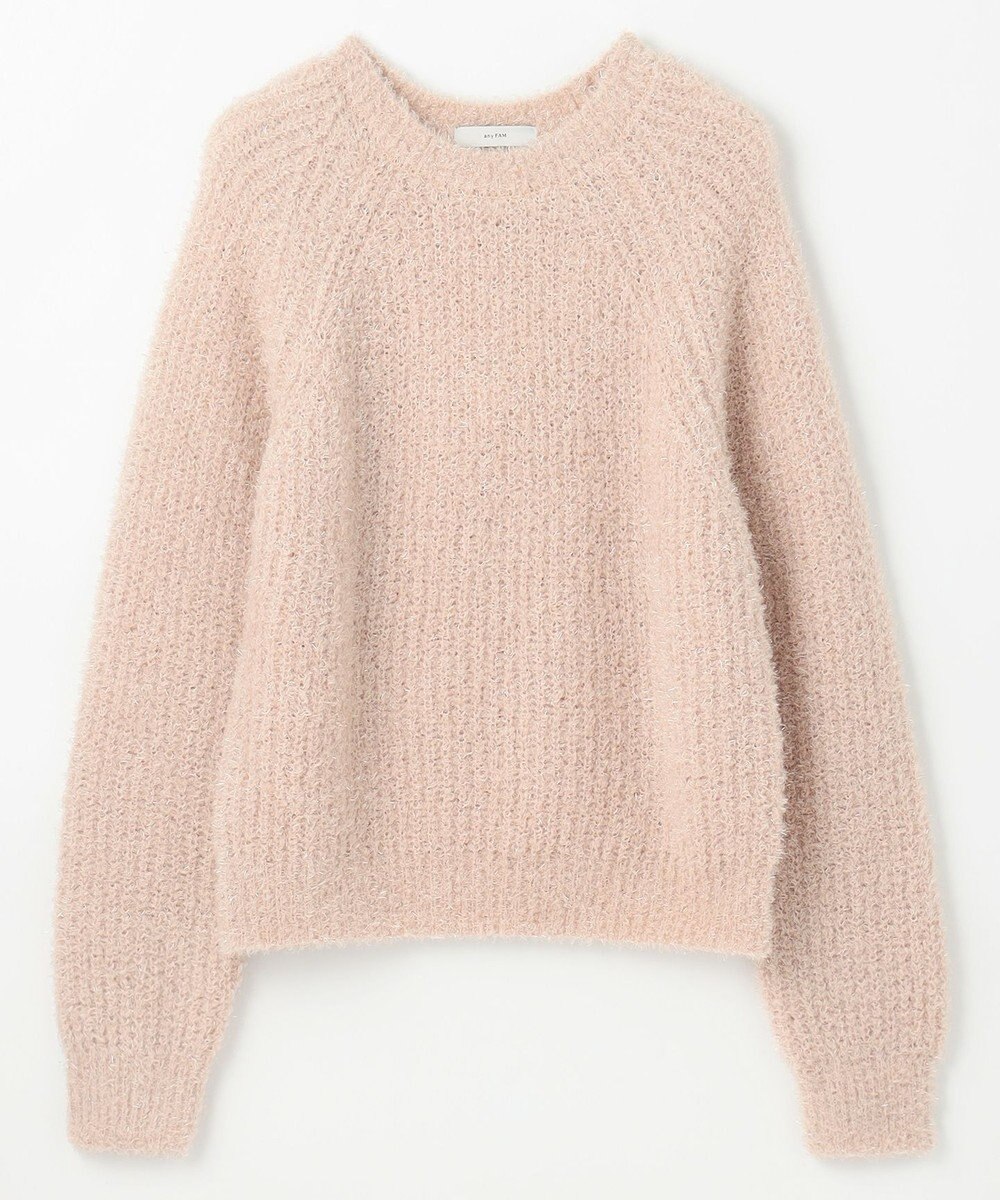 ANY カーリーファンシーニット 