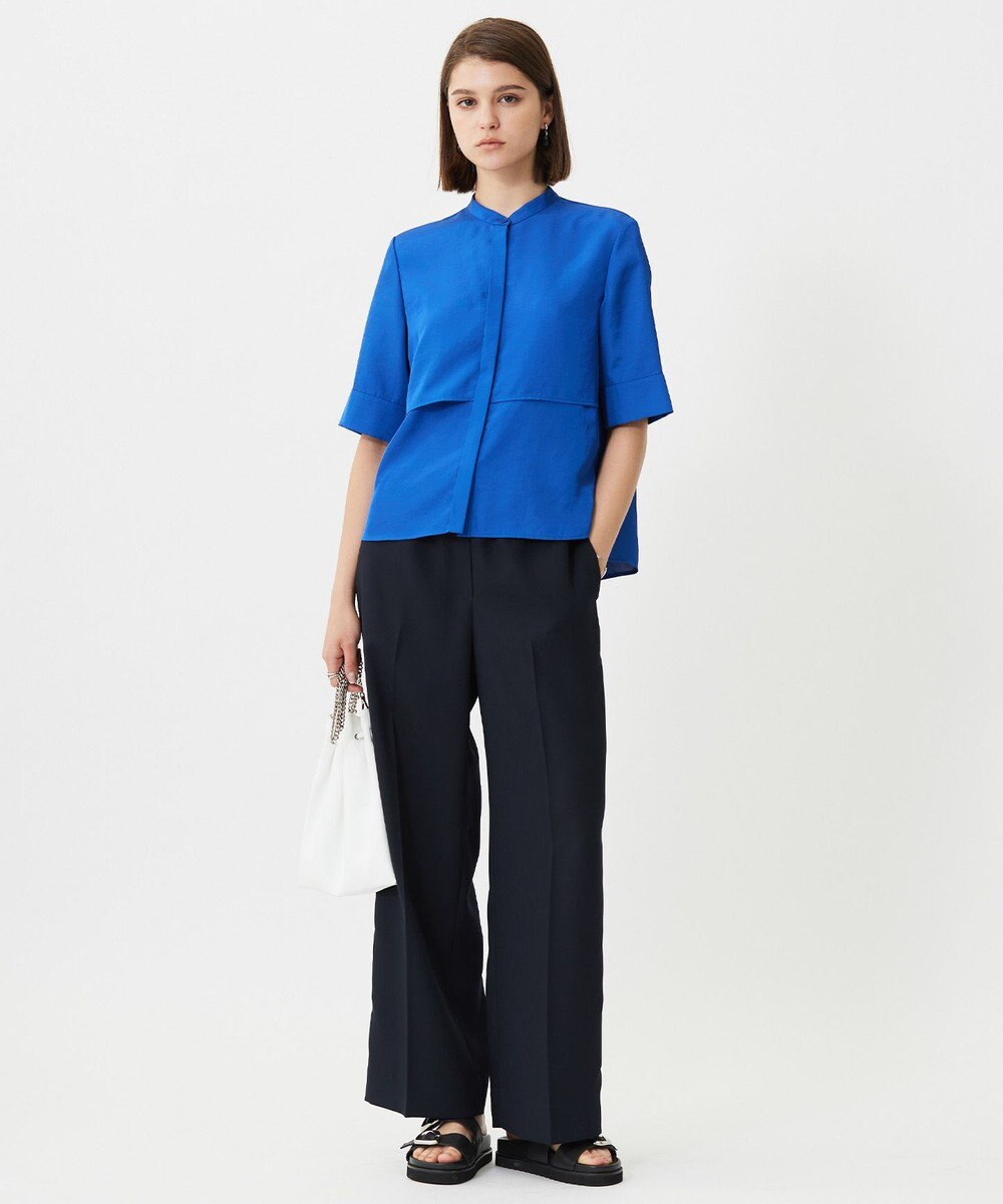 ICB L 【新色追加・UVケア・接触冷感・速乾・防シワ・洗える】 FluidBackSatin  ワイドパンツ 