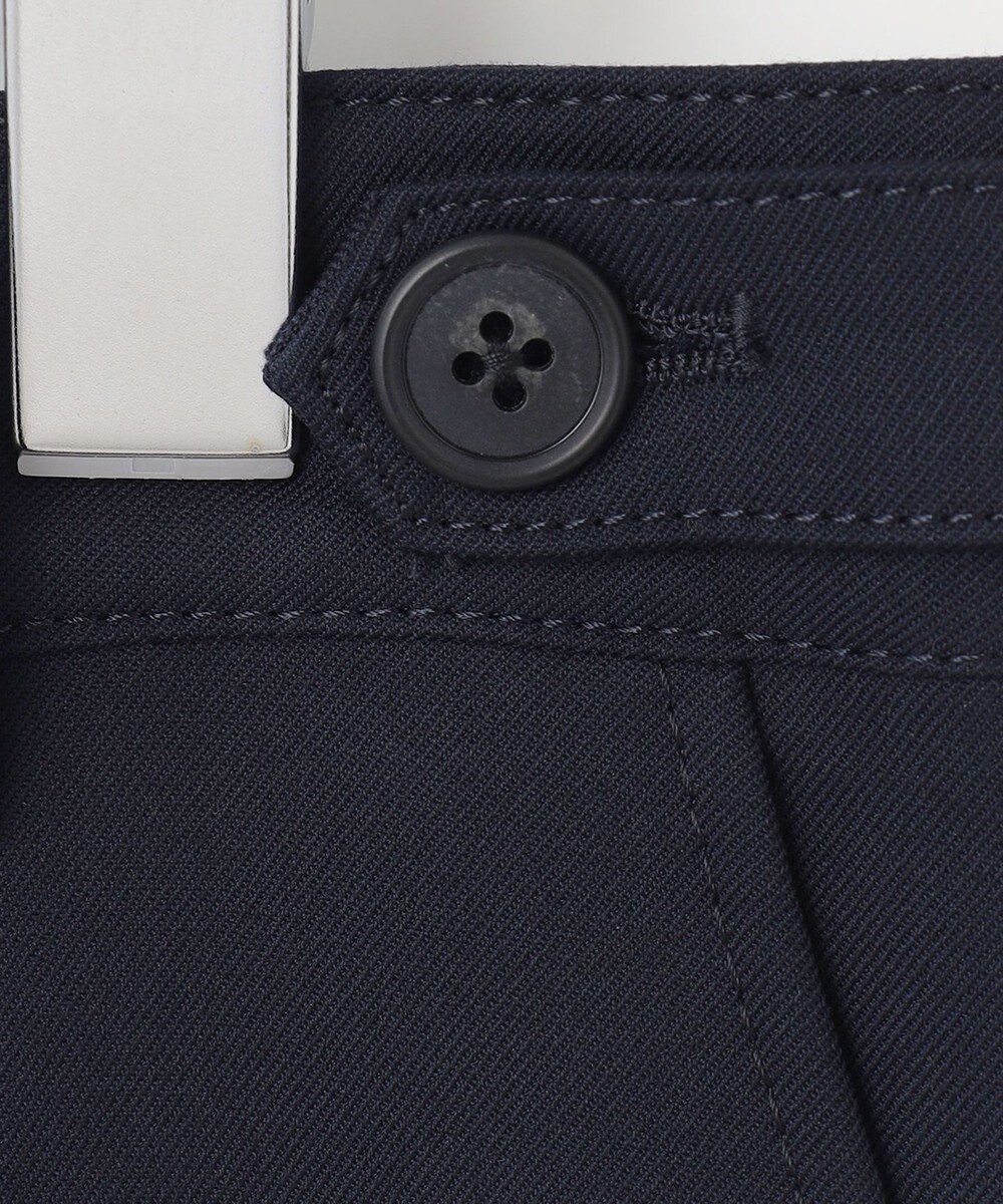 J.PRESS LADIES L 【洗える】シャークスキン セミワイド パンツ 