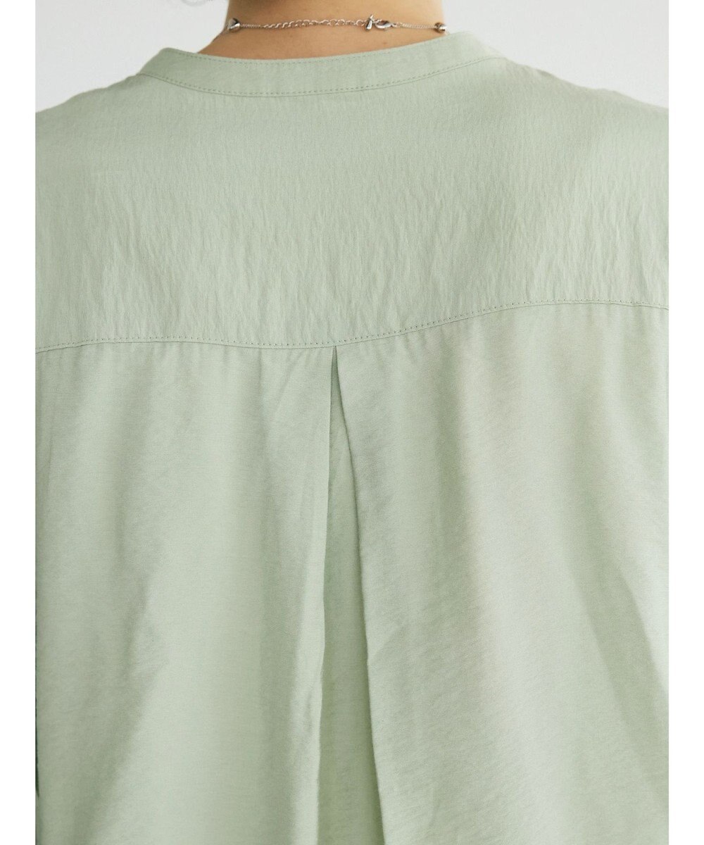 CRAFT STANDARD BOUTIQUE レーヨントロミ羽織りシャツ 