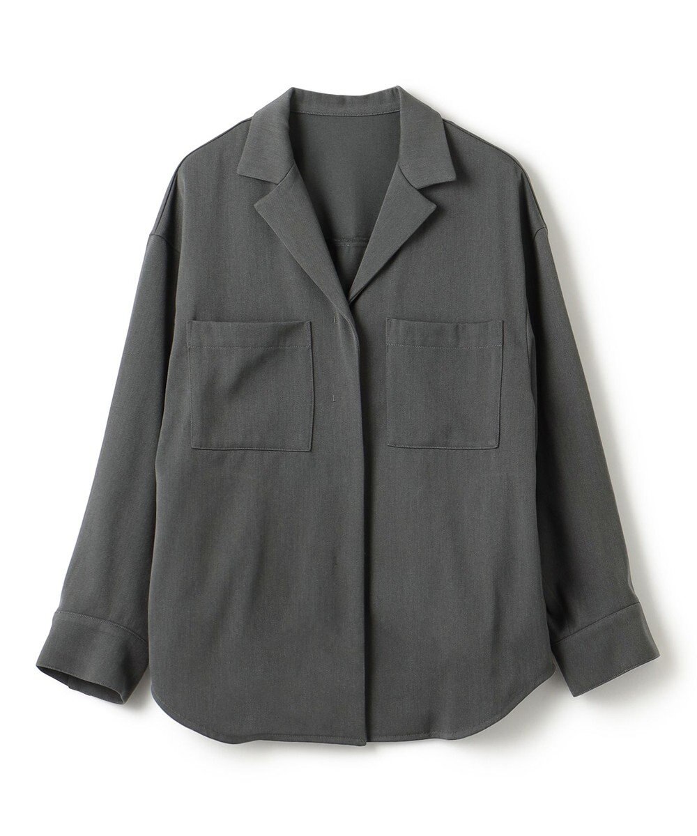 uncrave 【UNISEXあり】ギャバジン シャツ（uncrave WHITE） 