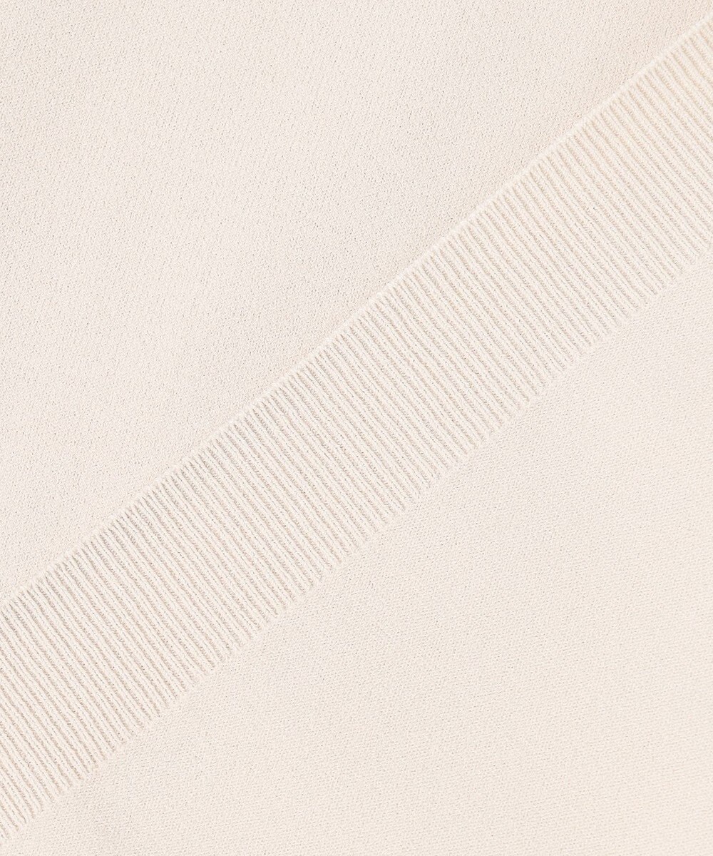 自由区 【前後着用可能】クレープストレッチドルマンスリーブ ニット 