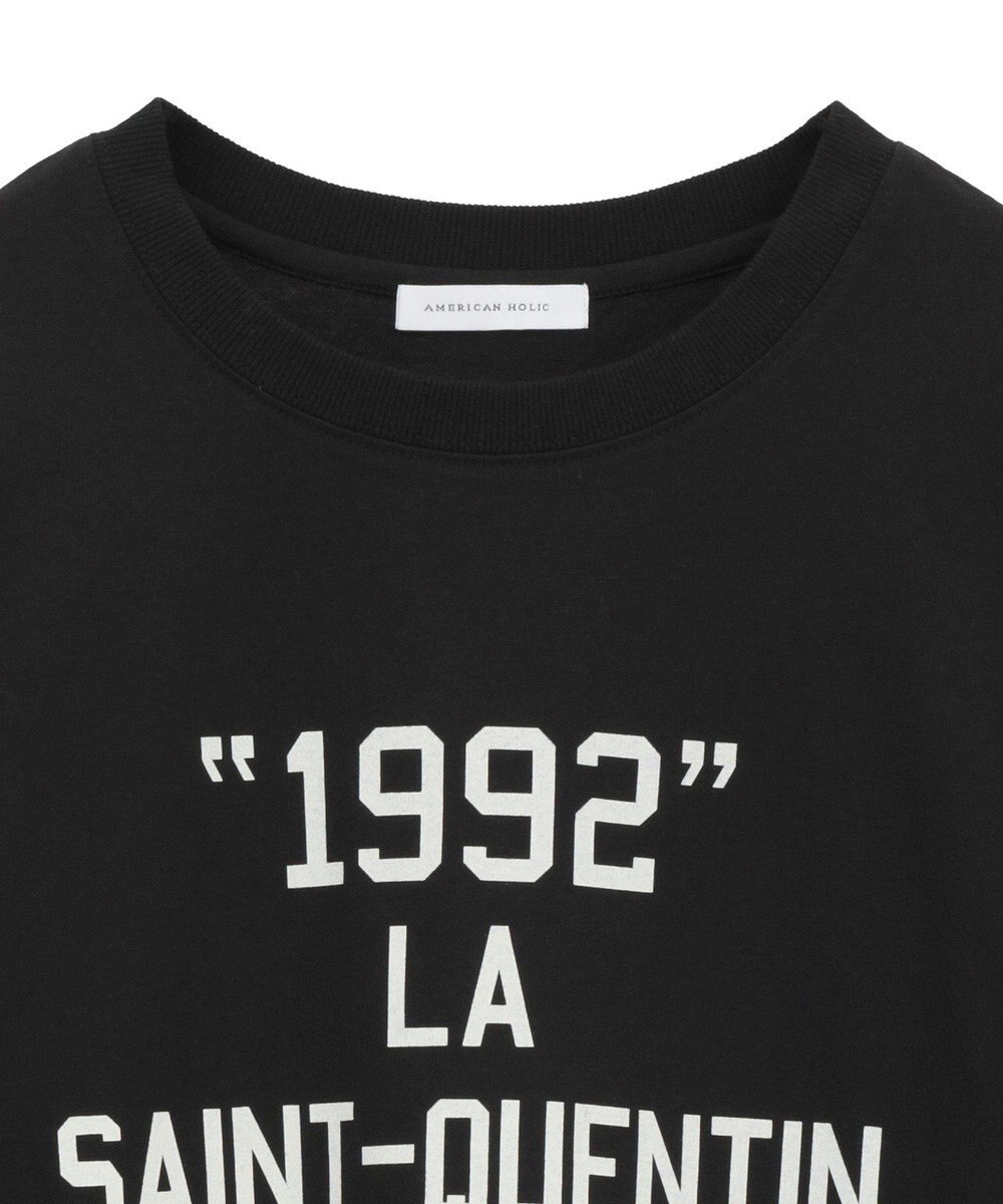 AMERICAN HOLIC カレッジロゴロングTシャツ 