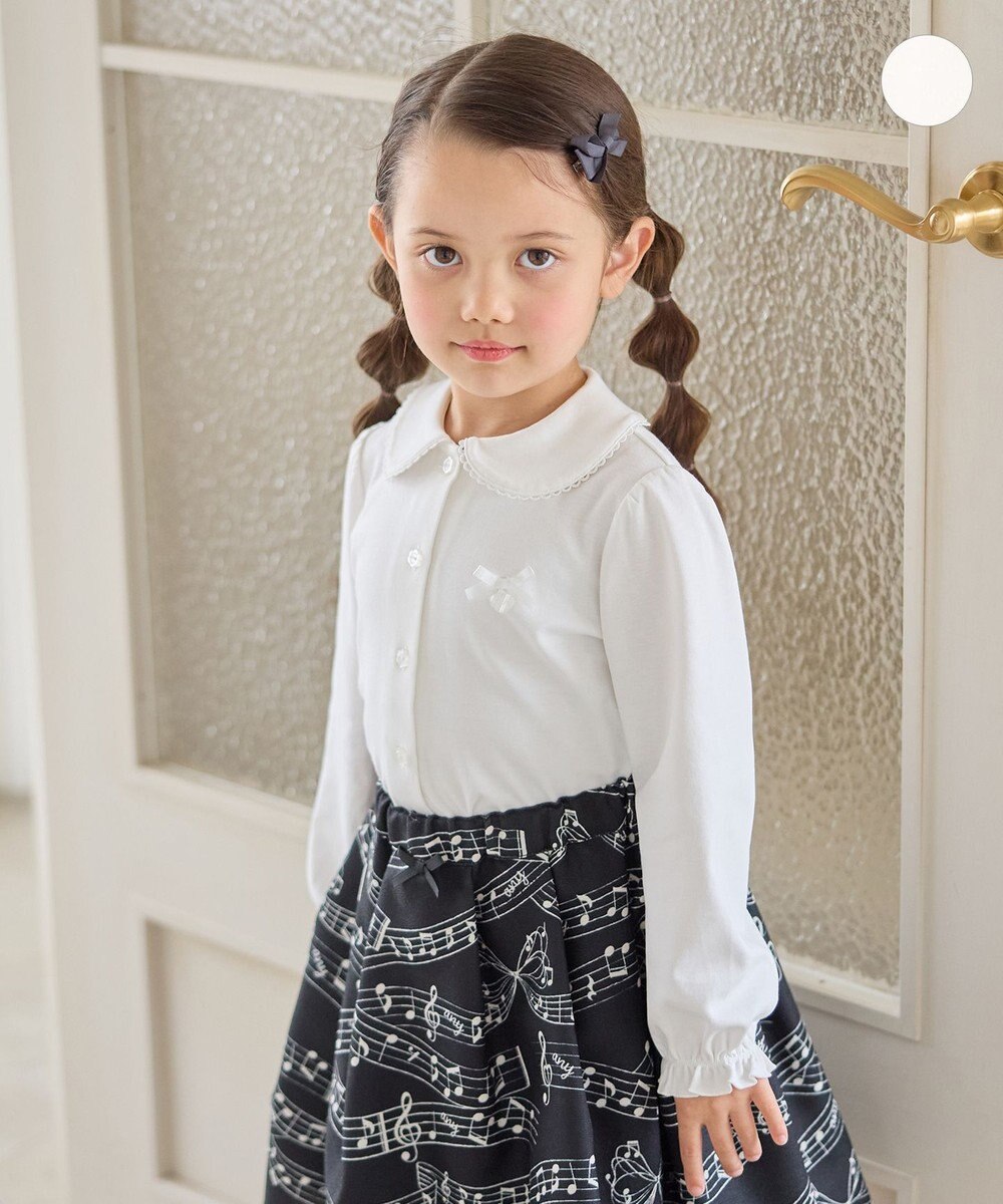 ANY KIDS 丸襟 カットソーブラウス 