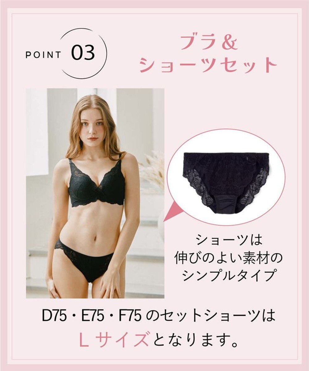 San-ai Resort（三愛水着楽園） 【フラワーレース】カシュクール脇高ブラセット 【northerly】 