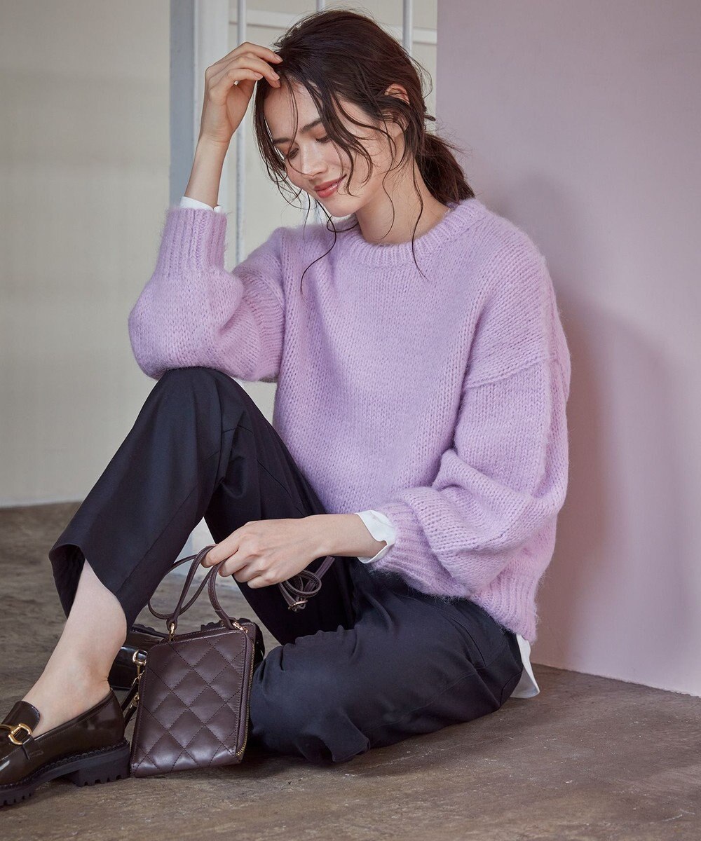 23区 【SLOW/一部店舗限定】ギザコットンボーダー ボートネックカットソー 