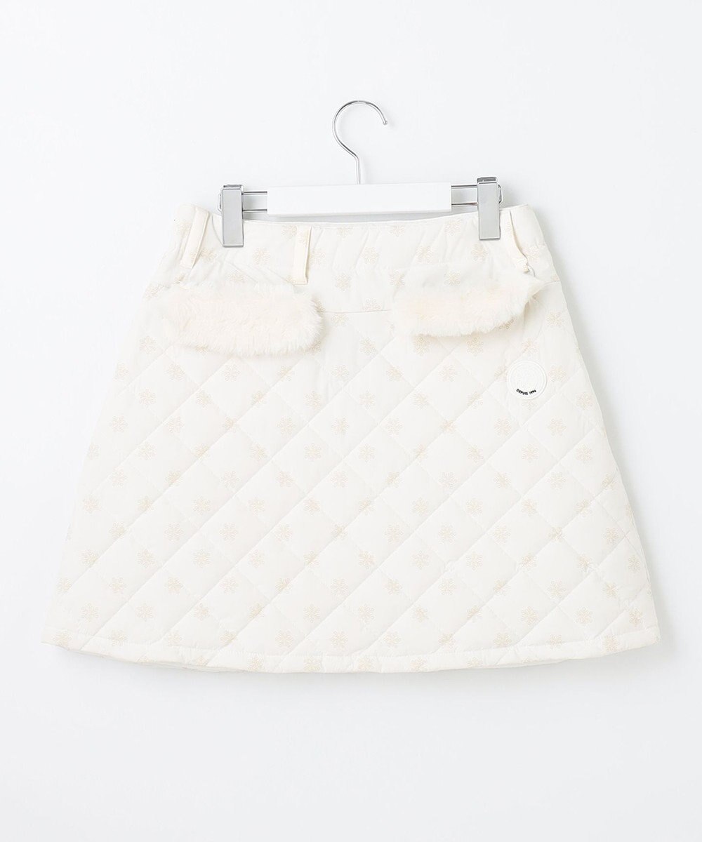 23区GOLF レディな防寒アイテム【WOMEN】ダイヤキルト 中綿スカート 保温性◎寒い朝に最適 