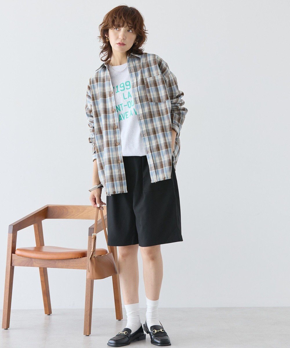 AMERICAN HOLIC カレッジロゴロングTシャツ 