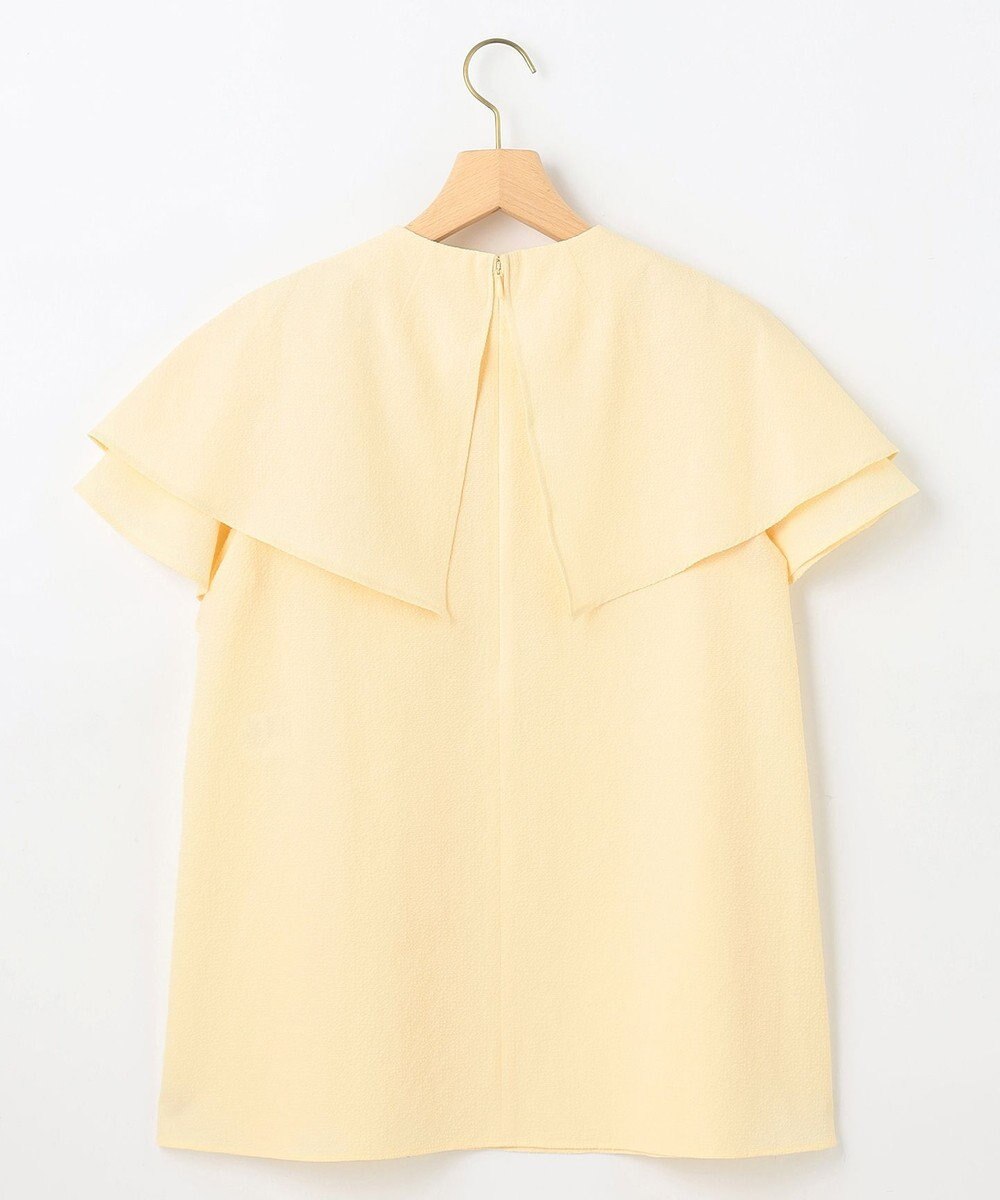 組曲 L サッカーストレッチ 襟付きブラウス 