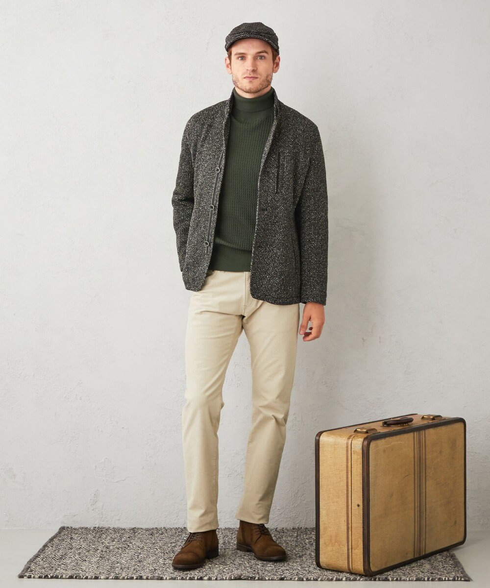 JOSEPH ABBOUD ツィーディフリース ハンチング 